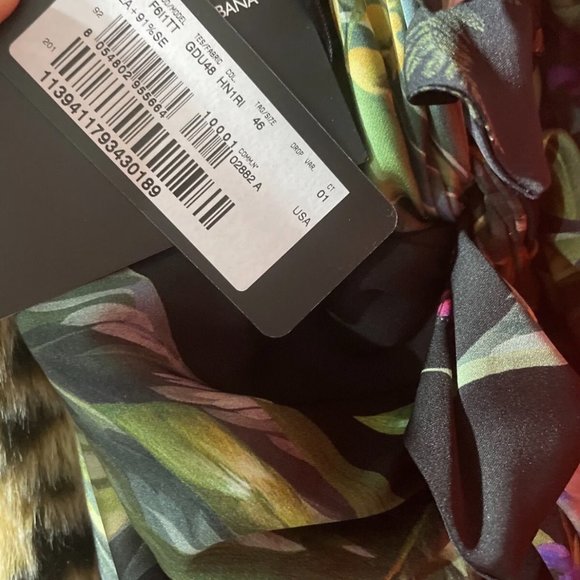 Brand New Dolce & Gabbana jungle print one shoulder dress with TAG - Picture 3 of 11